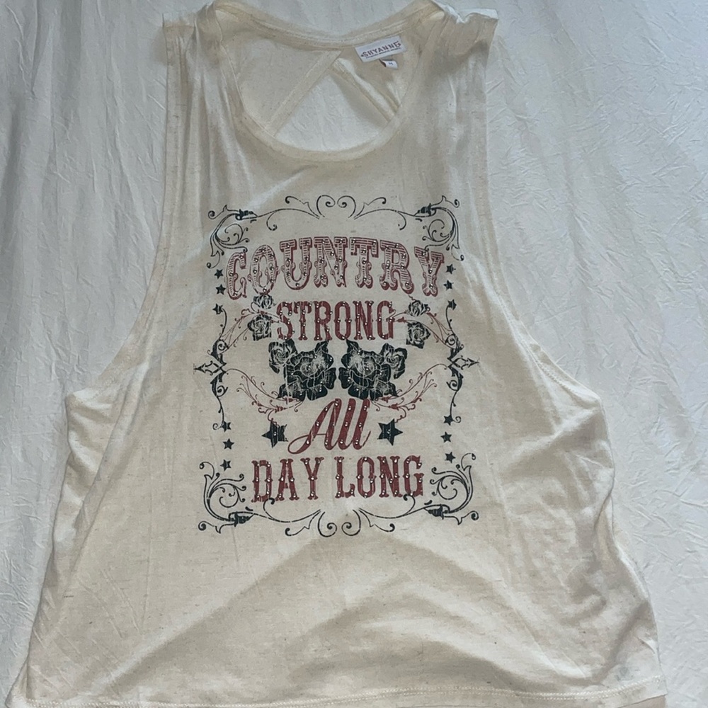 Shyanne tank “Country Strong All Day Long”